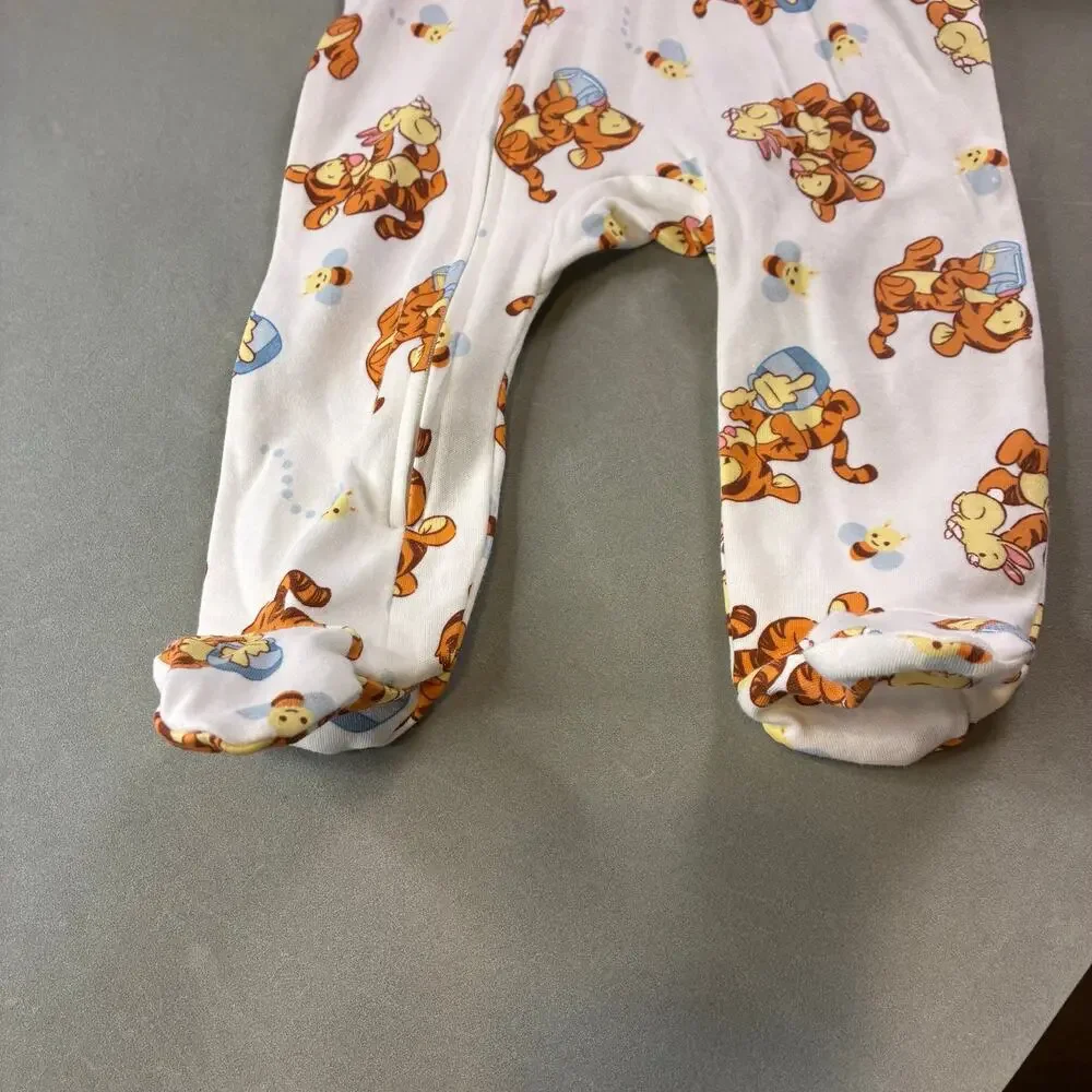 Disney Baby Tigger Footed Sleeper Pajamas 6-9M NWT Winnie the Pooh Zip